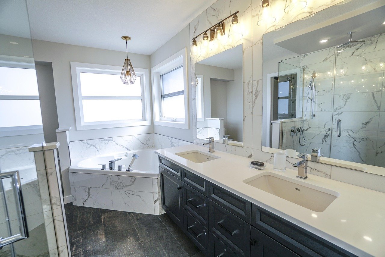 Front Page bathroom, luxury bathroom, white, luxury, interior, marble, surface, modern, modern bathroom, counter, bath tub, bathroom, bathroom, bathroom, bathroom, bathroom, luxury bathroom